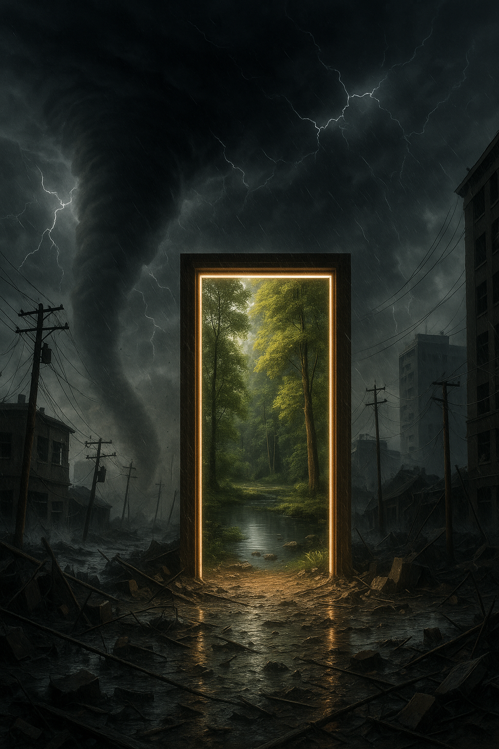 Portal in a storm
